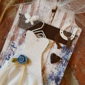 Bridal Gift Tag High Low Wedding Dress